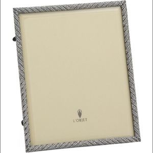 L'Objet Black & Crystals Deco Twist Frame 8x10"
